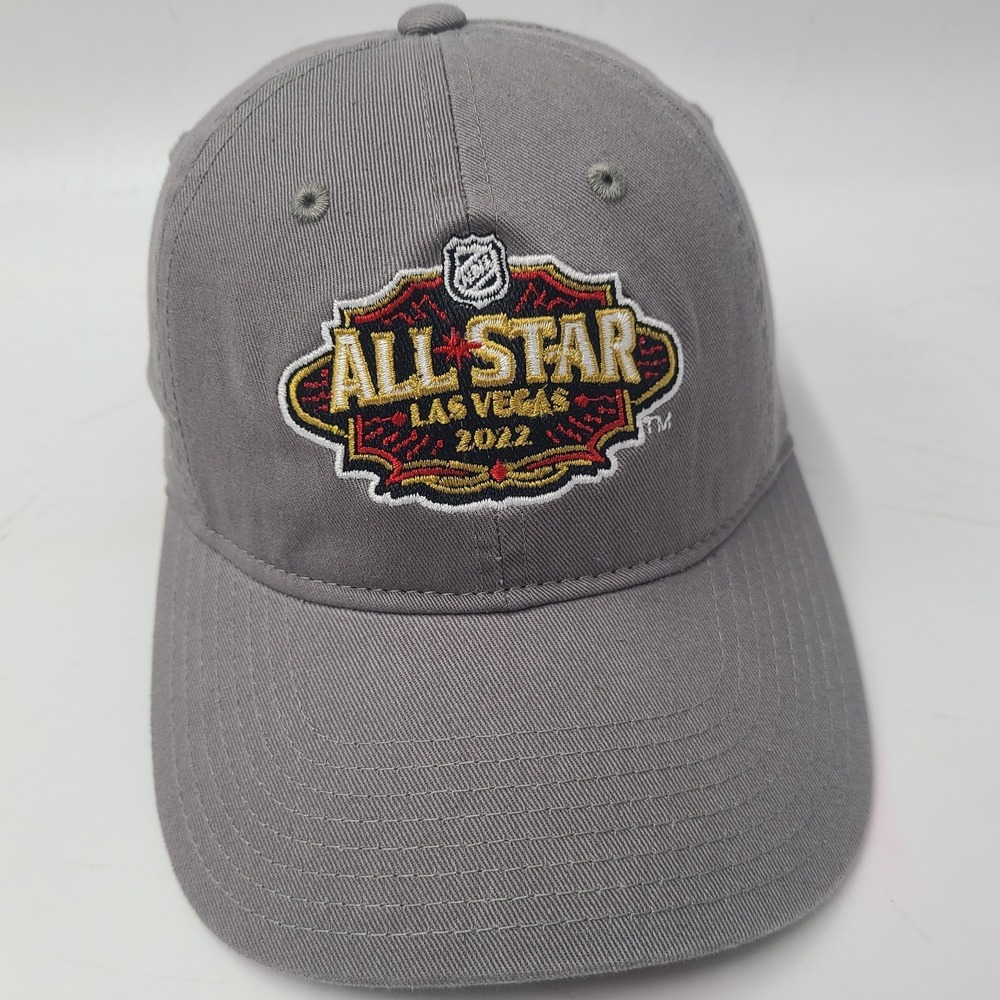 Youth NHL All Star Game Hat Strapback Gray Adjustable Las Vegas 2022 Casual Boys
